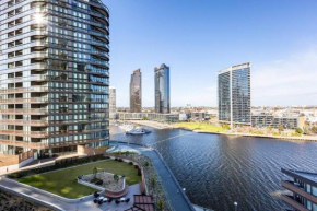 Resort-style Docklands Riverview Stay with Parking